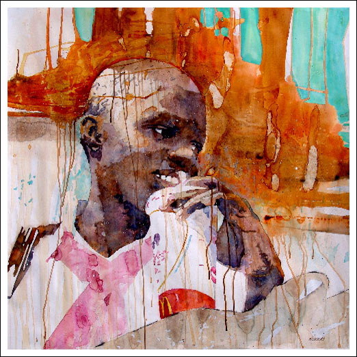 Painting by Nicholas Simmons