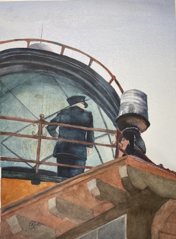 The keeper at Cabrillo light house 2 The keeper at Cabrillo light house