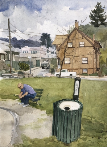 Cloudy Day at Colby Park Oakland 2 Cloudy Day at Colby Park Oakland