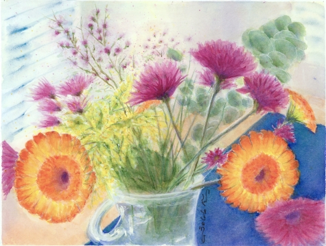 Flowers on my table 1 Flowers on my table