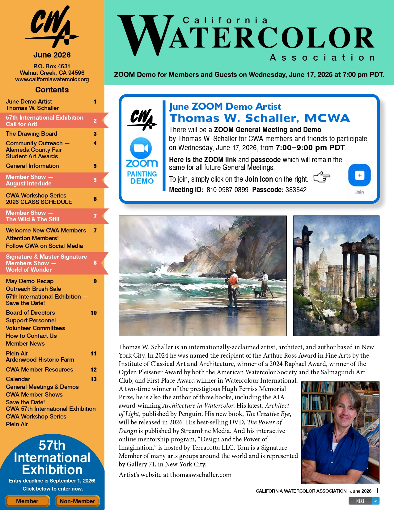CWA June 2026 Newsletter
